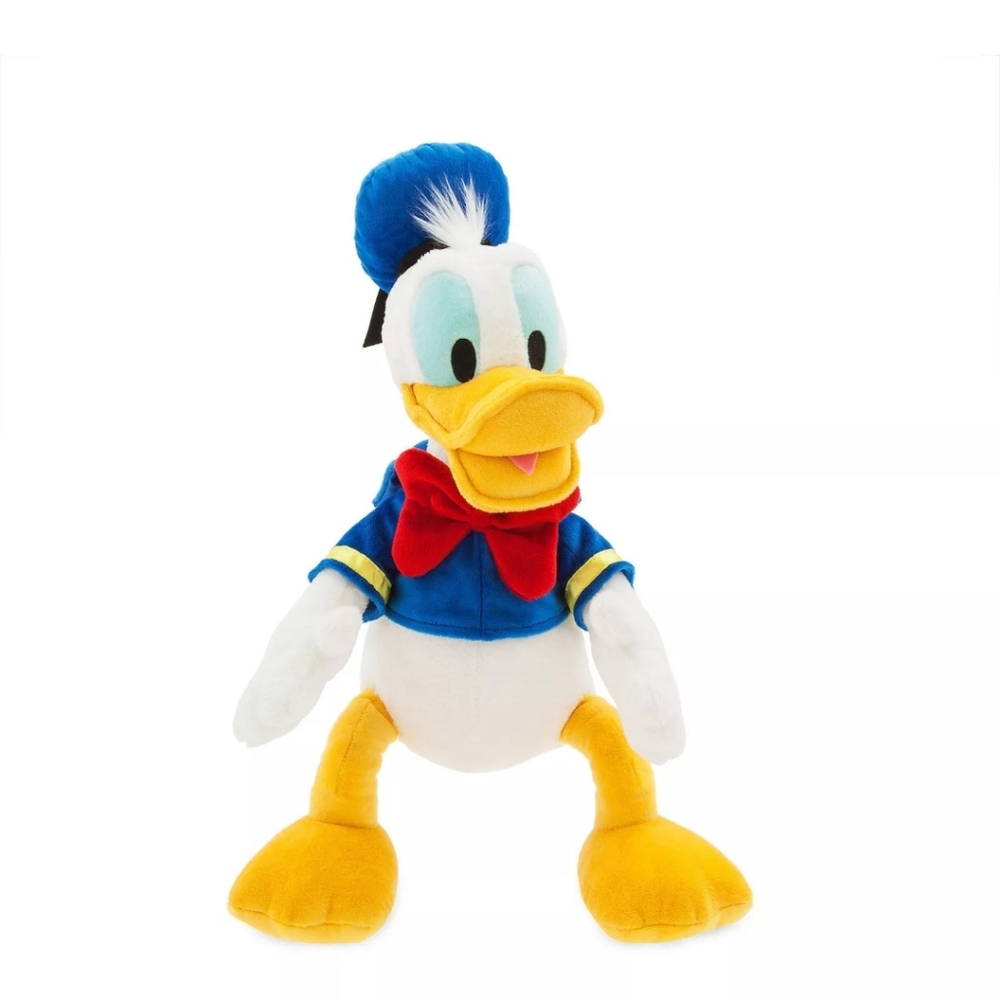 Plush Donald Duck Stuffed Toy - Blue and Yellow Nwt 17 Inches